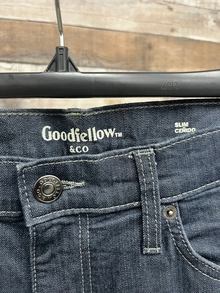 Goodfellow & Co Total Flex Slim Dark Denim 34W