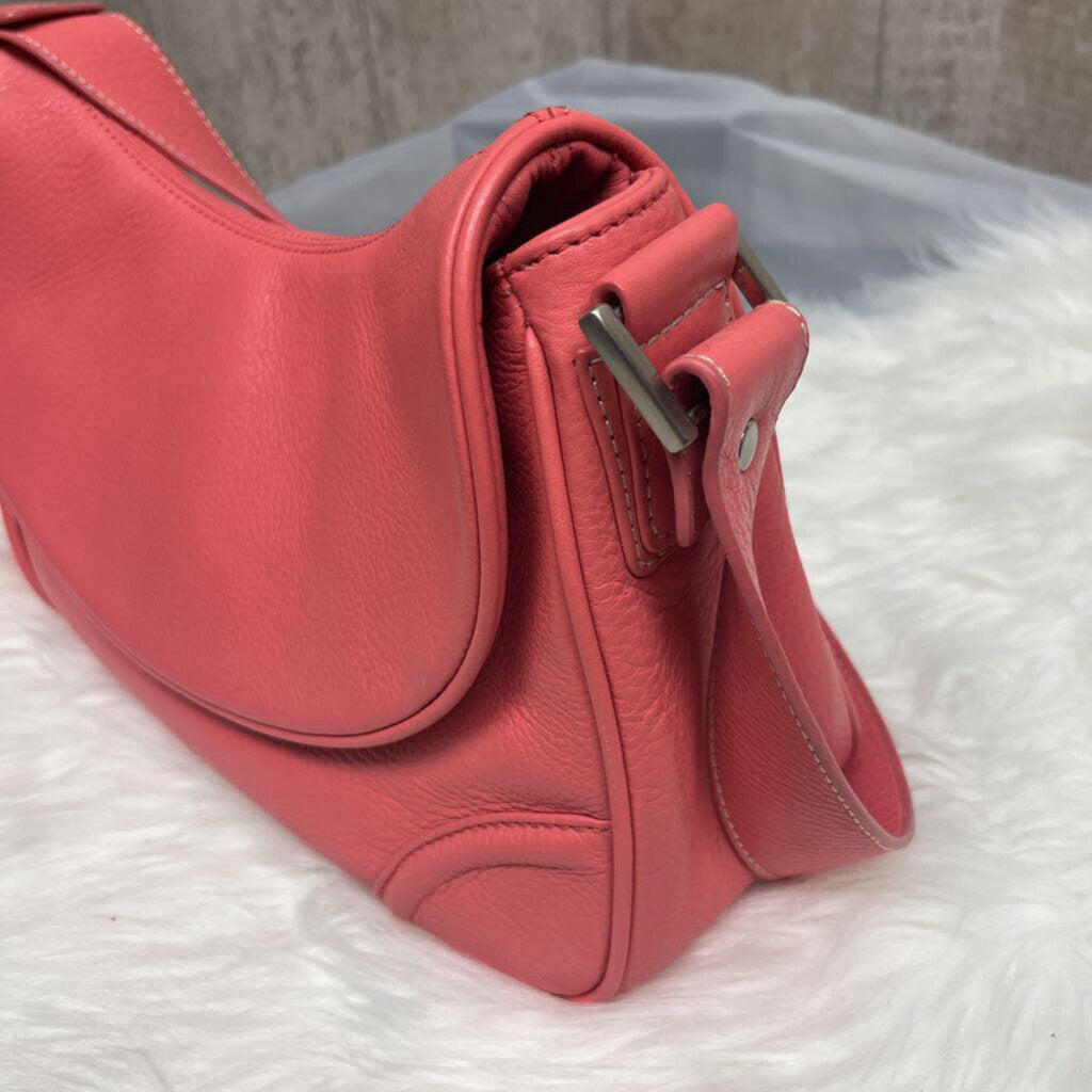 Talbots Coral Magnet Flap Bag
