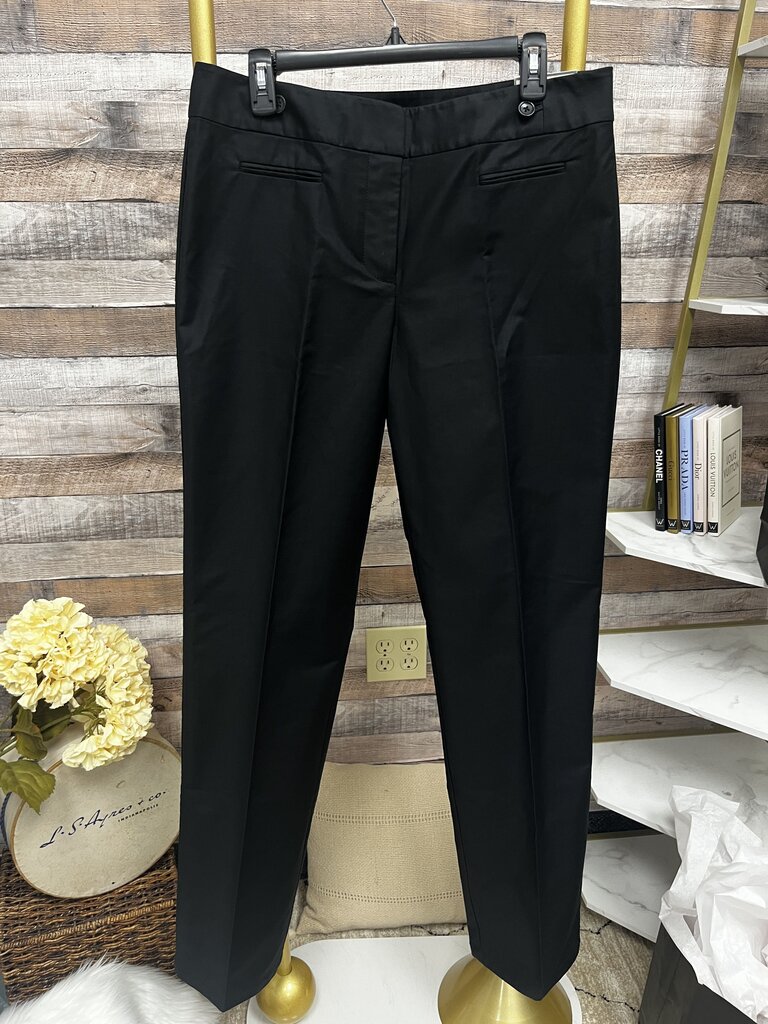 NWT Ann Taylor Margo Stretch Black Dress Pants Size 12 Long