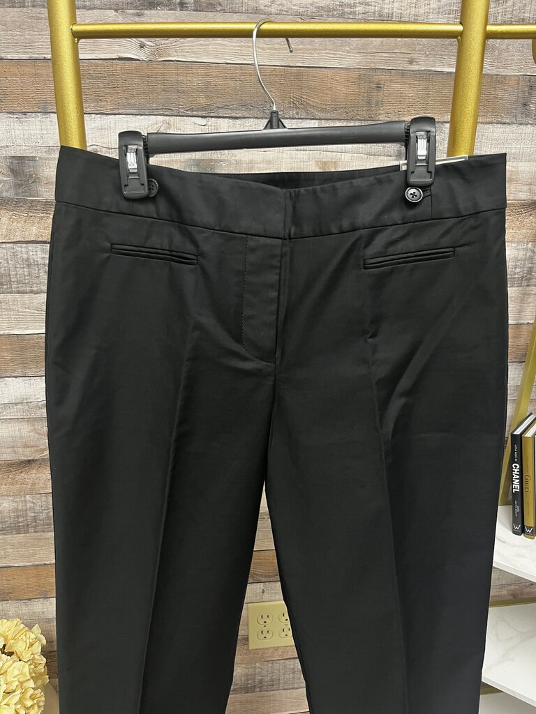 NWT Ann Taylor Margo Stretch Black Dress Pants Size 12 Long
