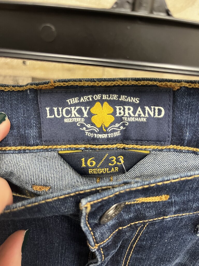 Lucky Brand Sofia Boot Jeans Size 16/33