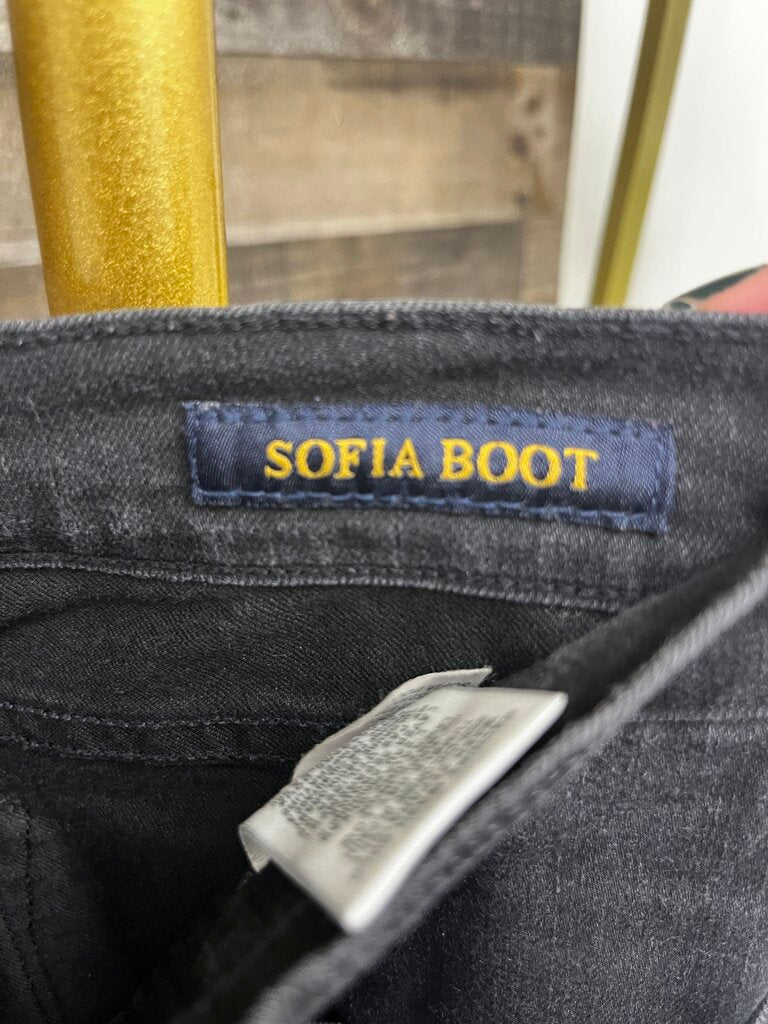 Lucky Brand Black Sofia Boot Jeans Size 16/33