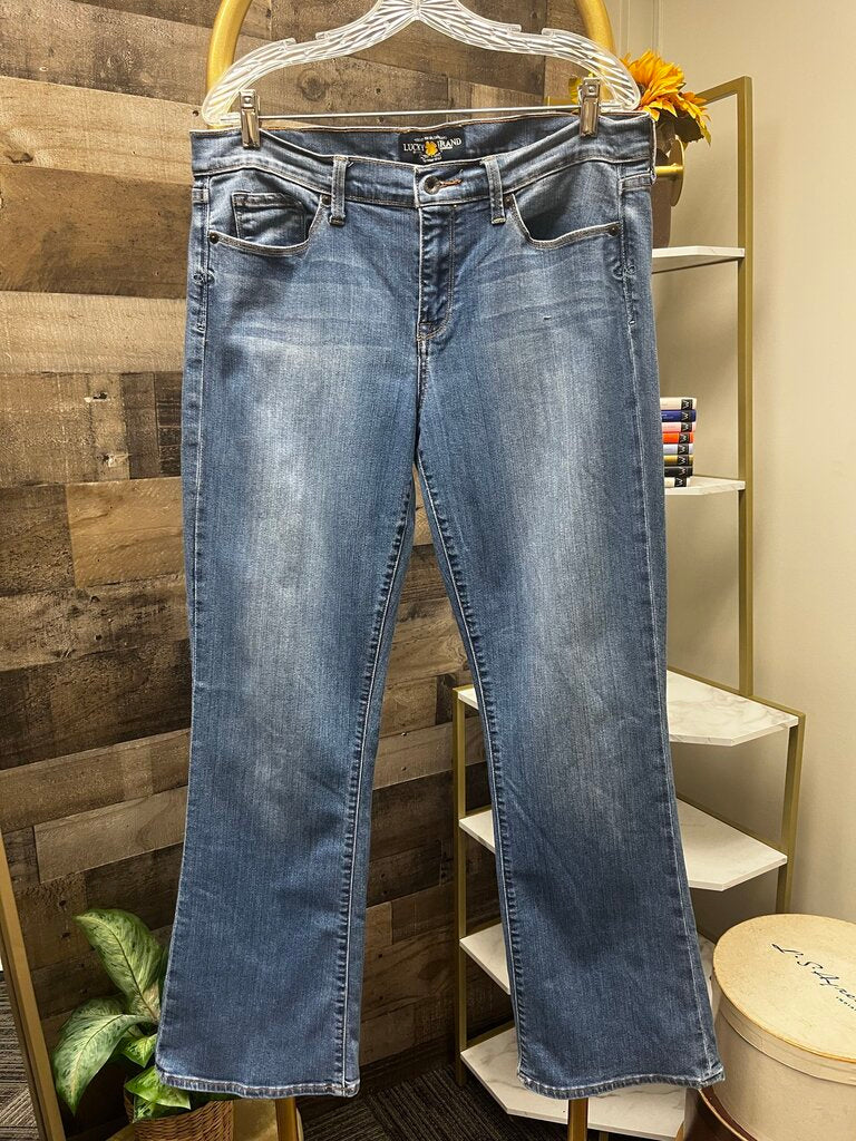 Lucky Brand Light Blue Sofia Boot Jeans Size 16/33