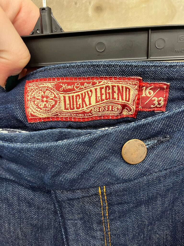 Lucky Brand High Rise Trouser Denim Size 16/33