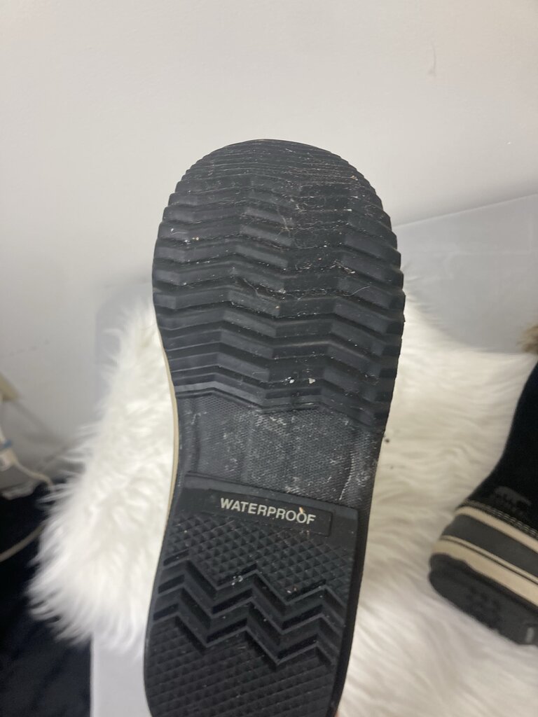 Sorel Black Joan of Arctic Winter Boots Size 10