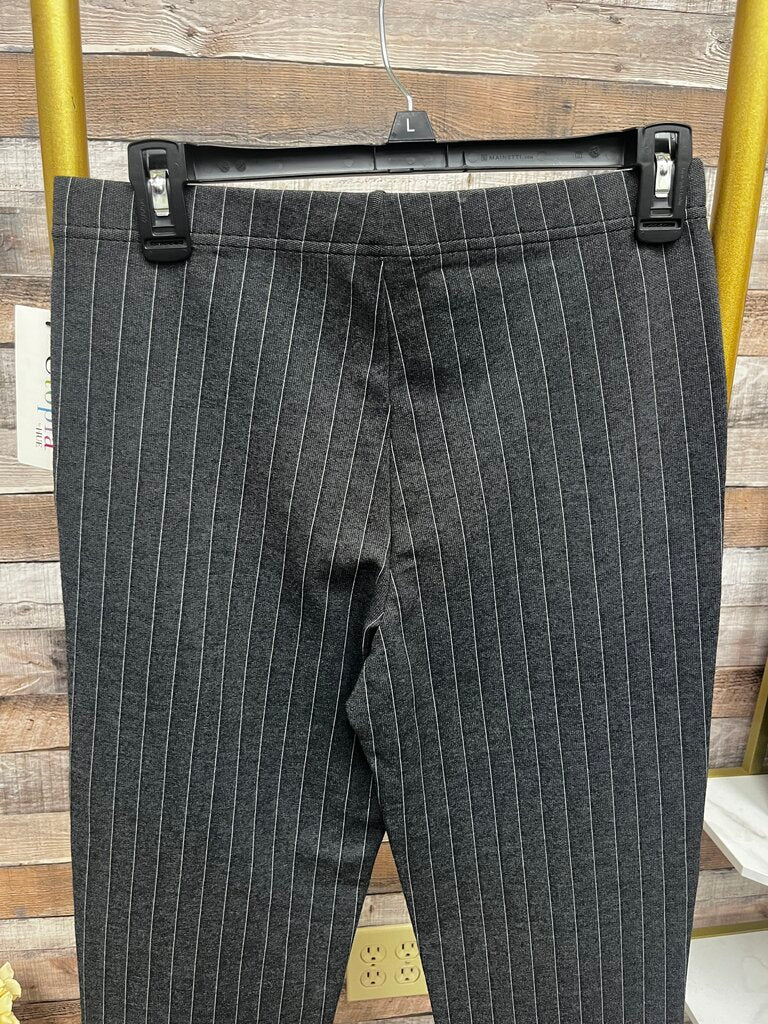 NWT Utopia Gray Pin Stripe Leggings Size M