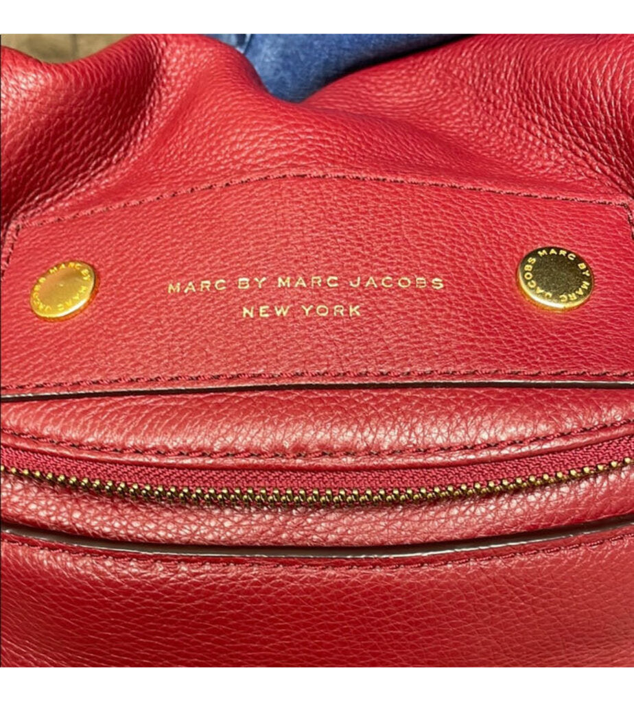 Marc Jacobs Red Fold Over Crossbody