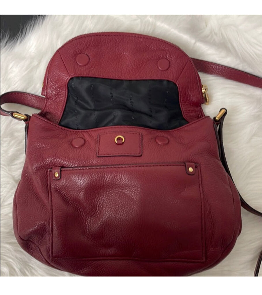Marc Jacobs Red Fold Over Crossbody
