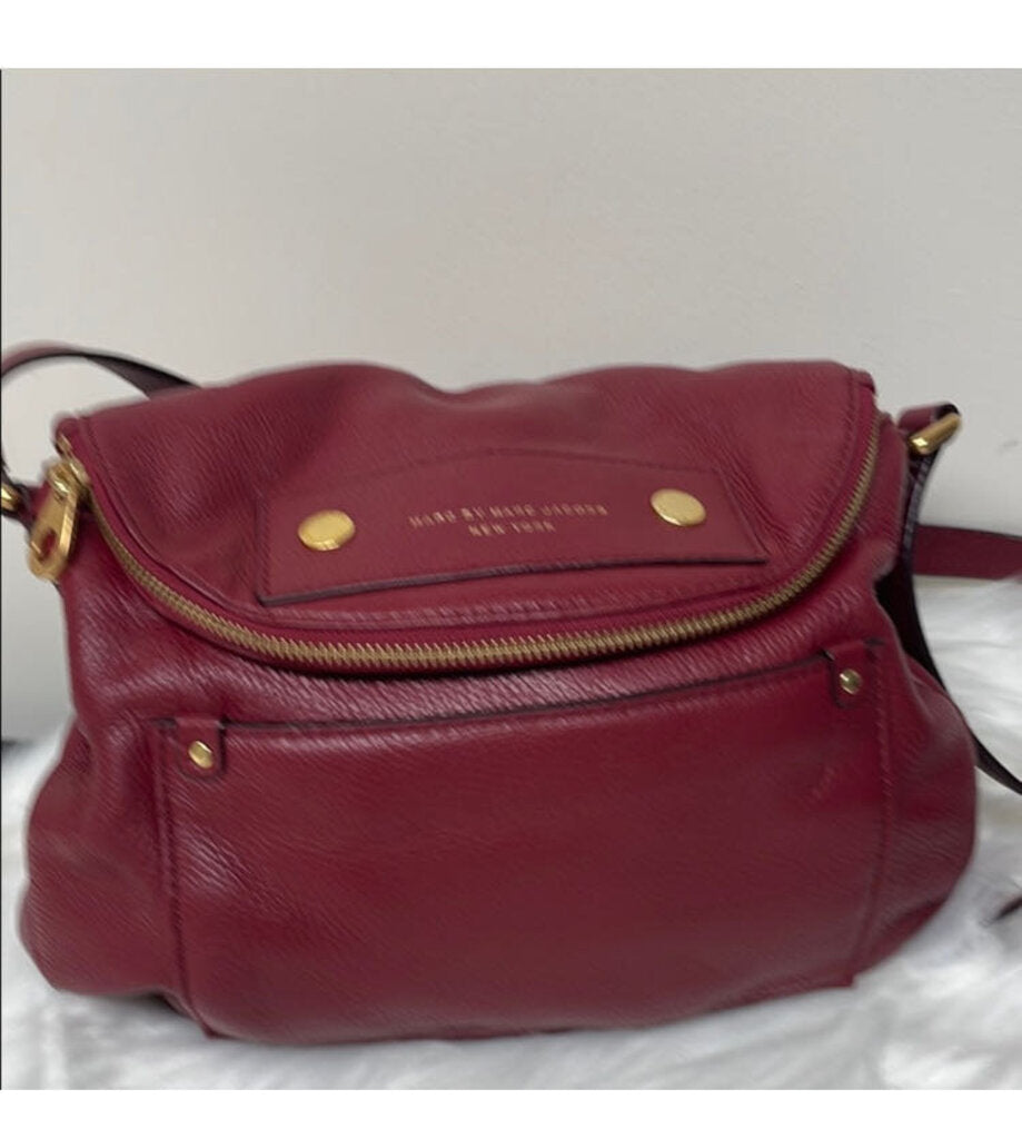Marc Jacobs Red Fold Over Crossbody