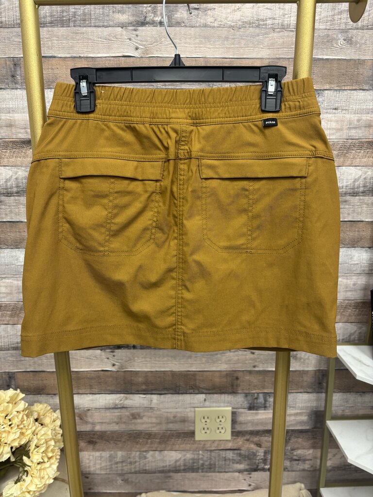 Prana Mustard Elastic Waist Skort Size 6