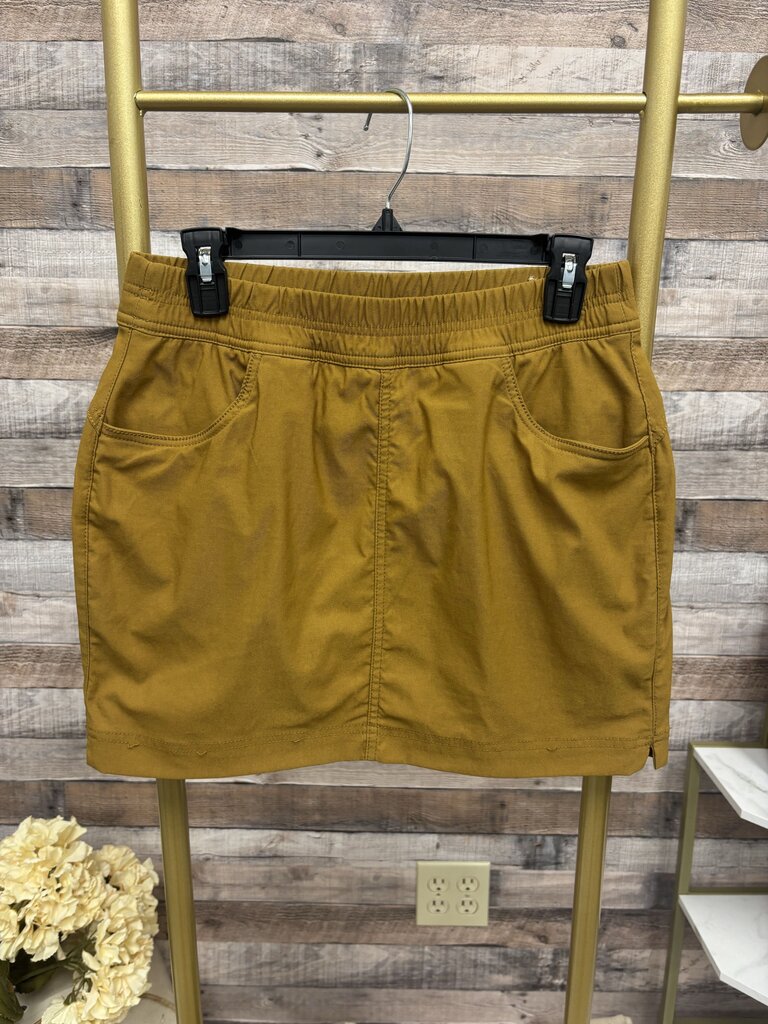 Prana Mustard Elastic Waist Skort Size 6