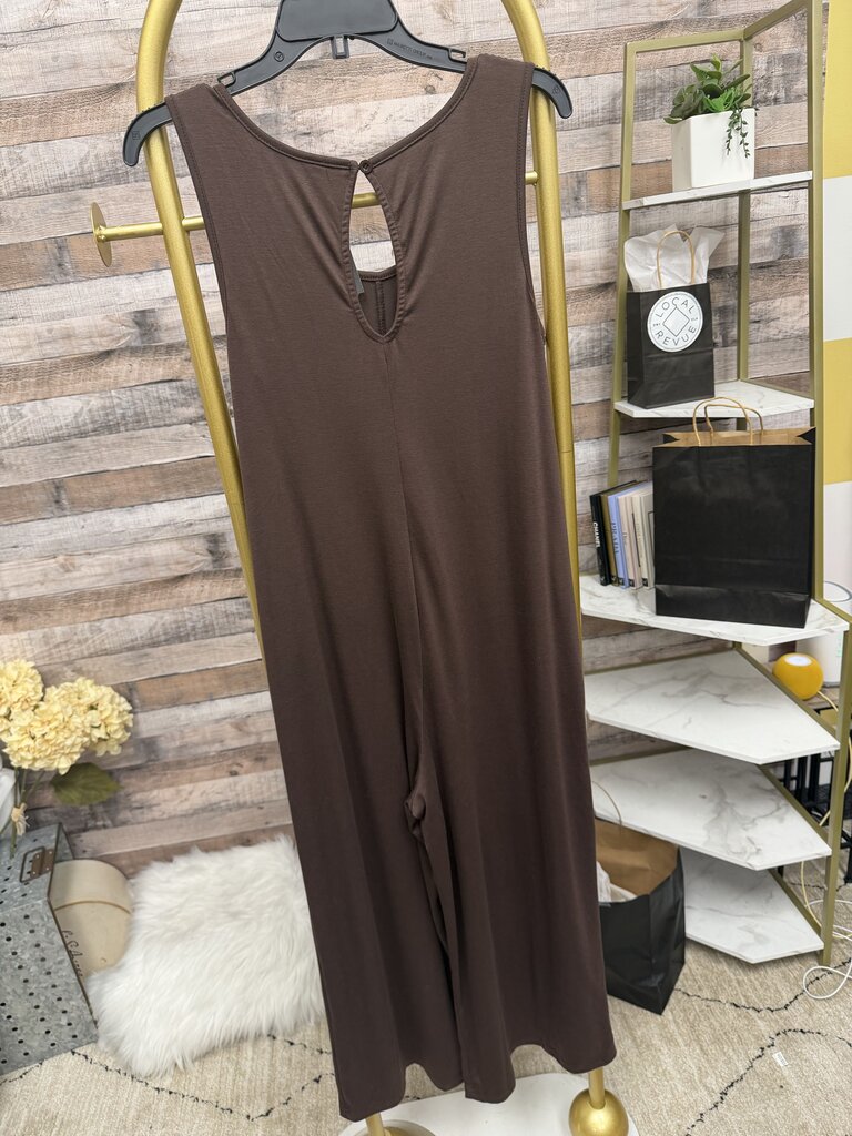 Brown Tank Romper Size M No Brand Brown Medium women JUMPSUITS/ROMPERS