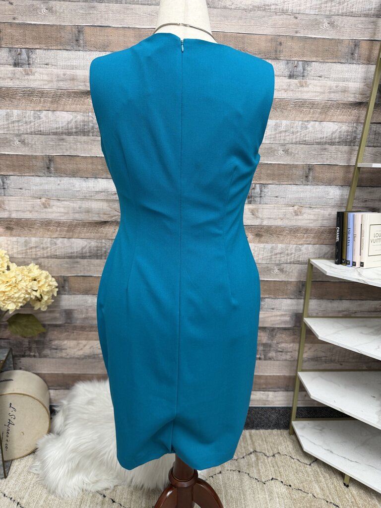 Calvin Klein Aqua Sleeveless Sheath Back Zip Size 12 Calvin Klein Aqua 12 women DRESSES