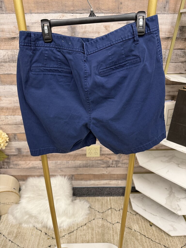 Talbots Girlfriend Navy Blue Chino Size 12 Talbots Navy 12 women SHORTS