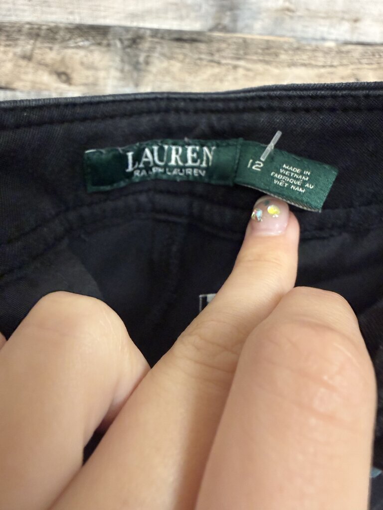 Lauren Ralph Lauren Black Chino Size 12