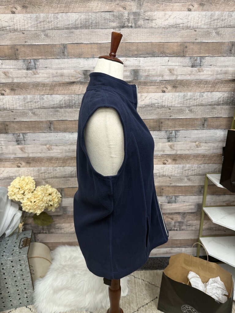 Tommy Bahama Navy Blue Front Zip Vest Size XL