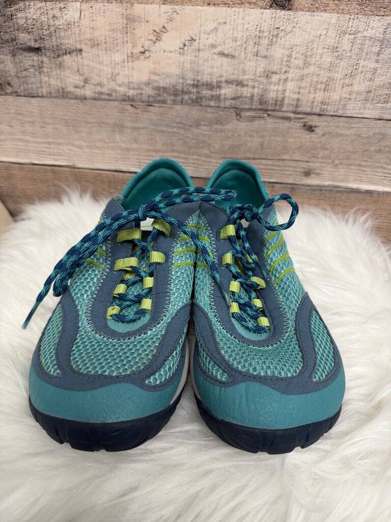 Merrell Vibram Aqua & Lime Sneakers Size 8