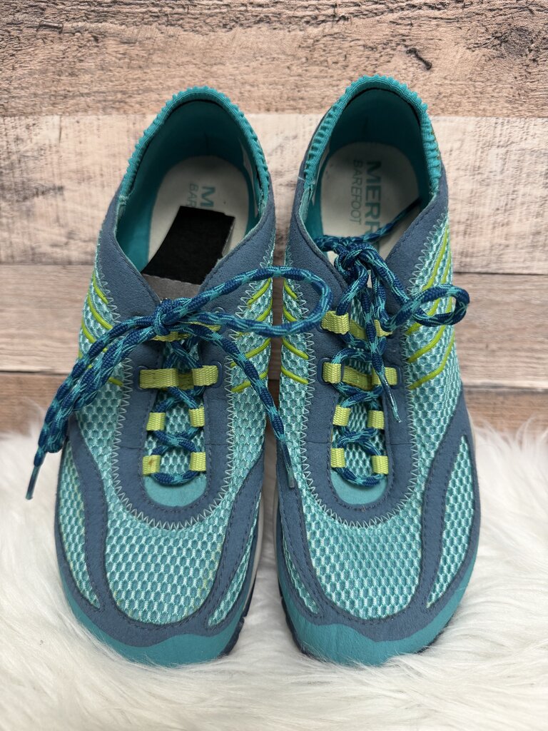 Merrell Vibram Aqua & Lime Sneakers Size 8