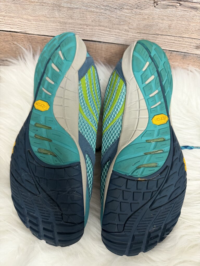 Merrell Vibram Aqua & Lime Sneakers Size 8