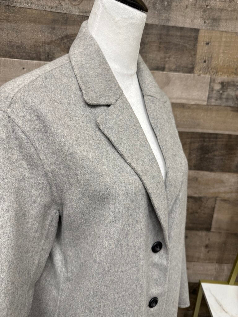 Gap Gray Wool Trench Coat Size S
