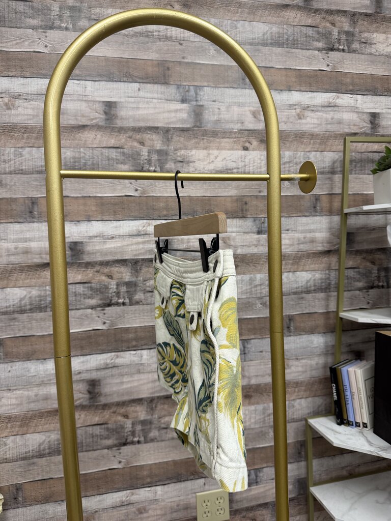 We The Free Green Palm Leaf Shorts Size S
