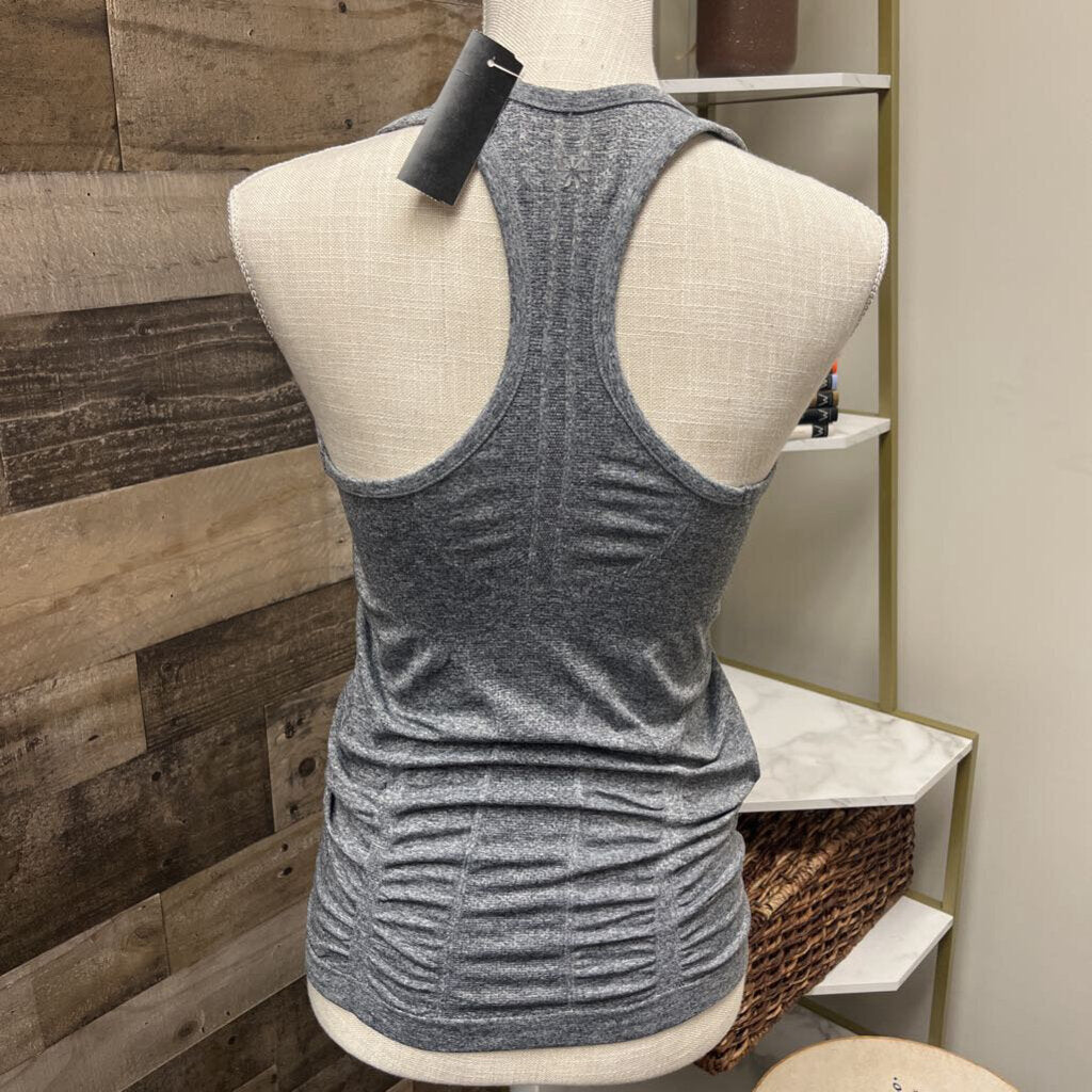 Athleta Racer Back Heather Gray Tank Size S
