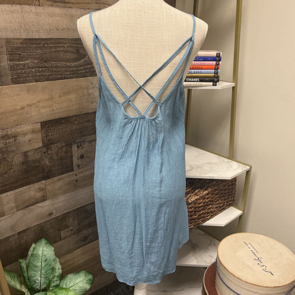Lt. Blue Rayon Cover Up Size M