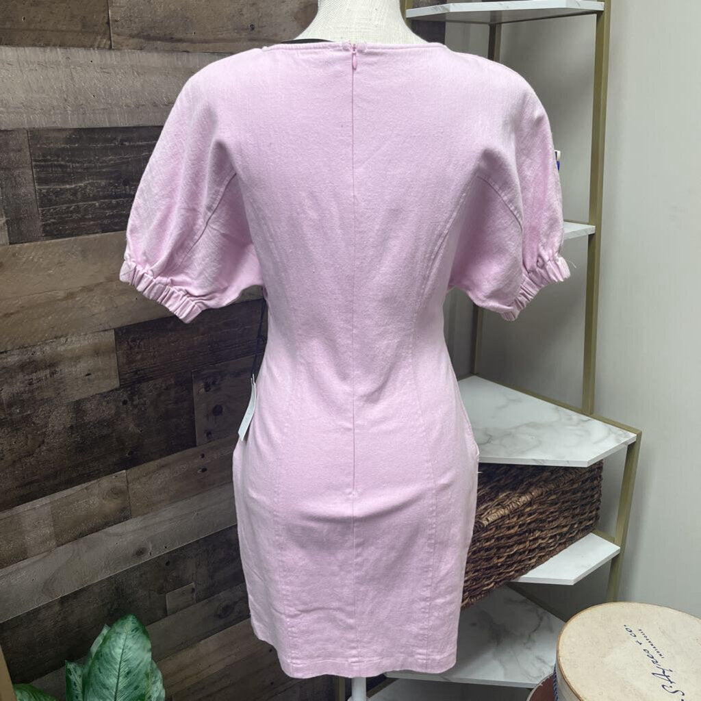 NWT ASTR Pink Denim Dress Size M