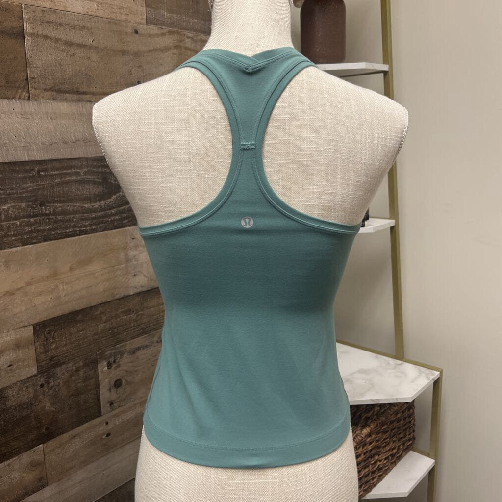Lululemon Sage Green Racer Back Tank Size 2