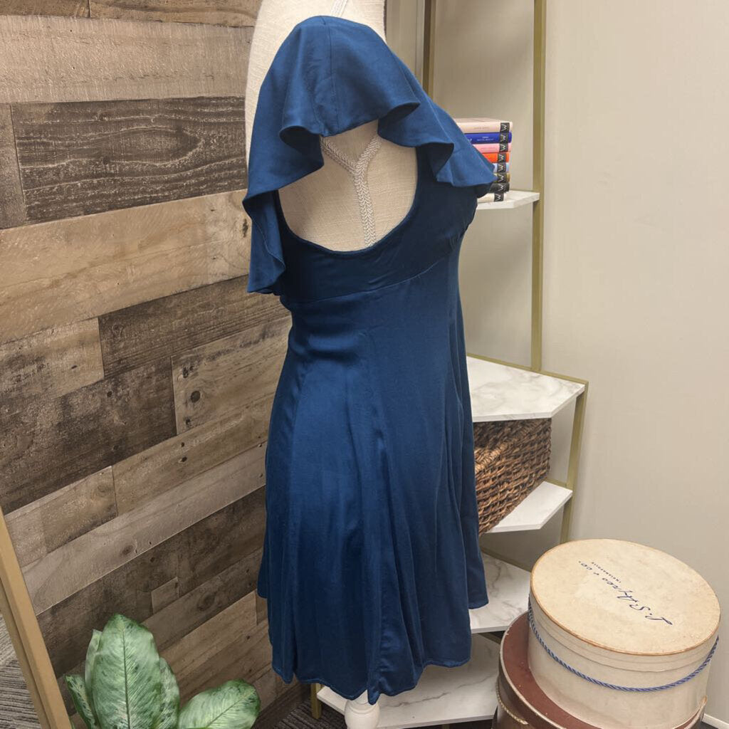 Urban Outfitters Kimchi Blue Navy Sleeveless Ruffle Mini Size S