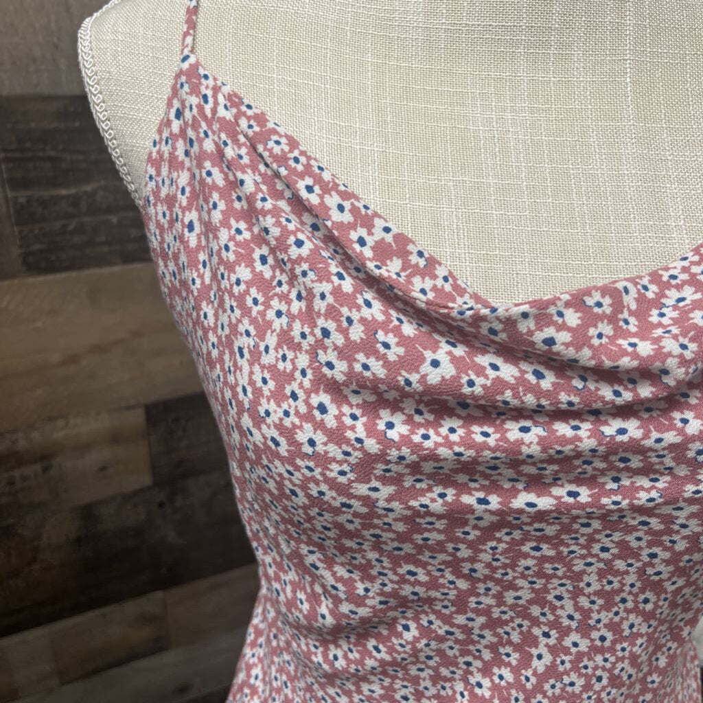 Abercrombie & Fitch Pink Mini w/White Flowers Size S