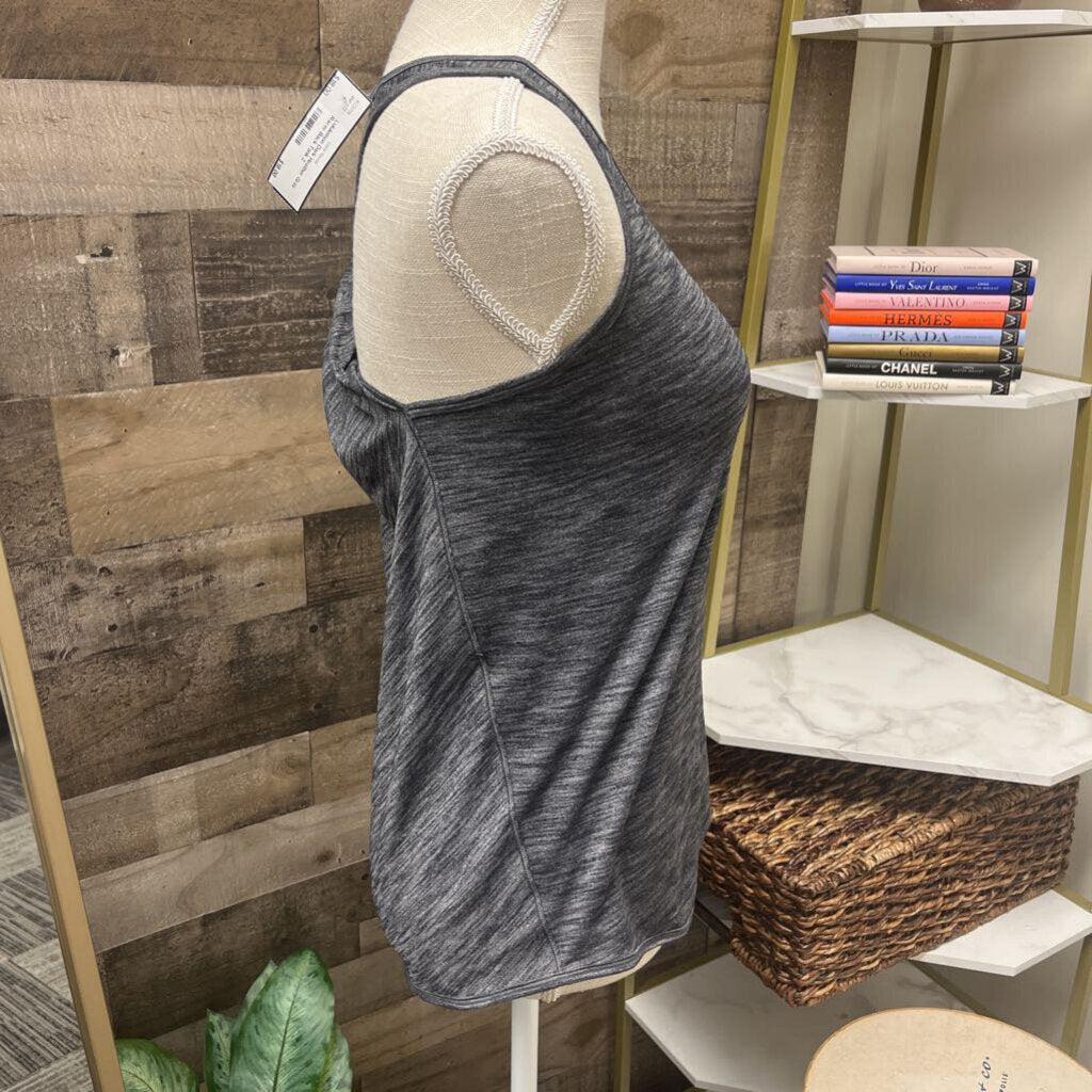 Lululemon Dark Heather Gray Racer Back Tank Size 2