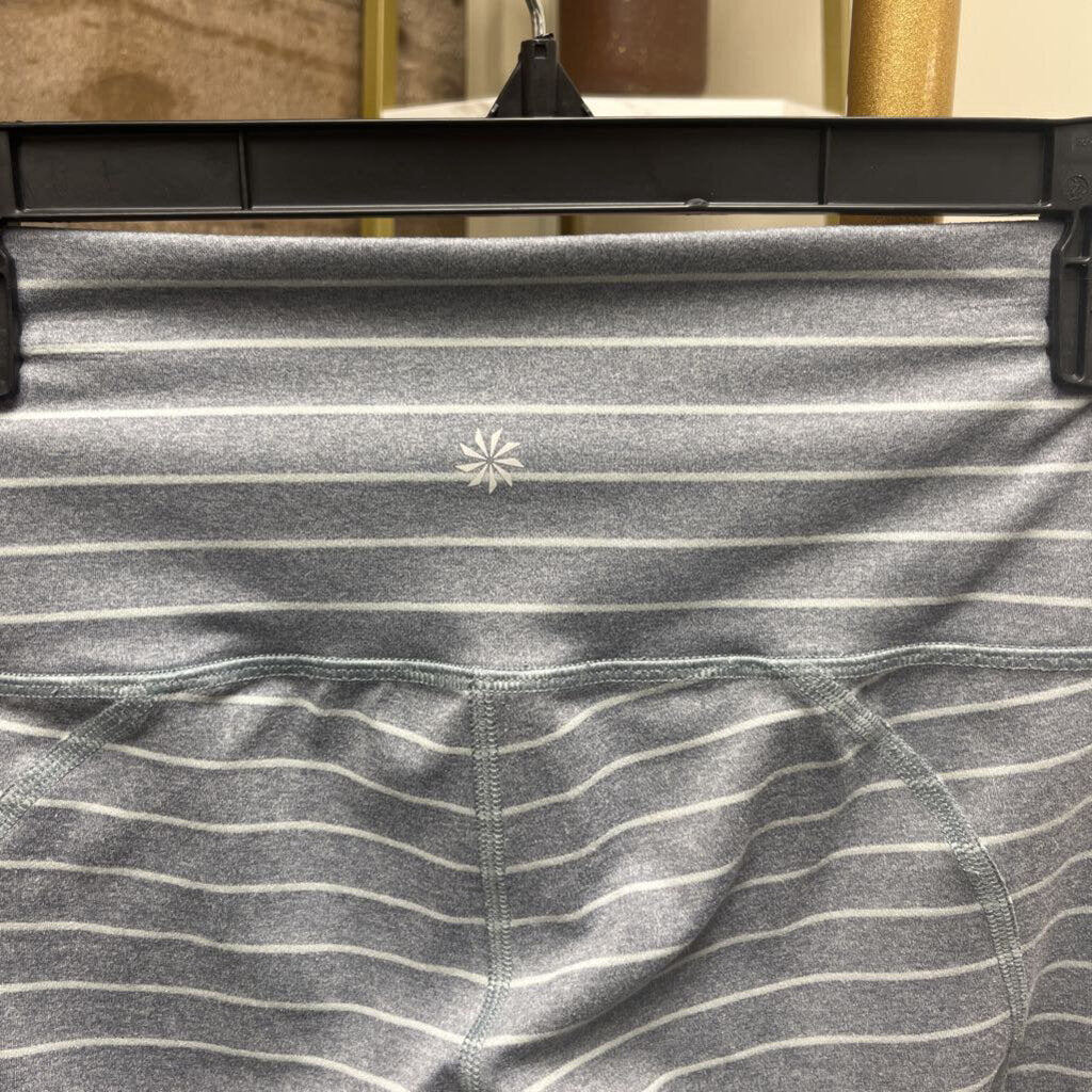 Athleta Gray Stripe Legging Size XS