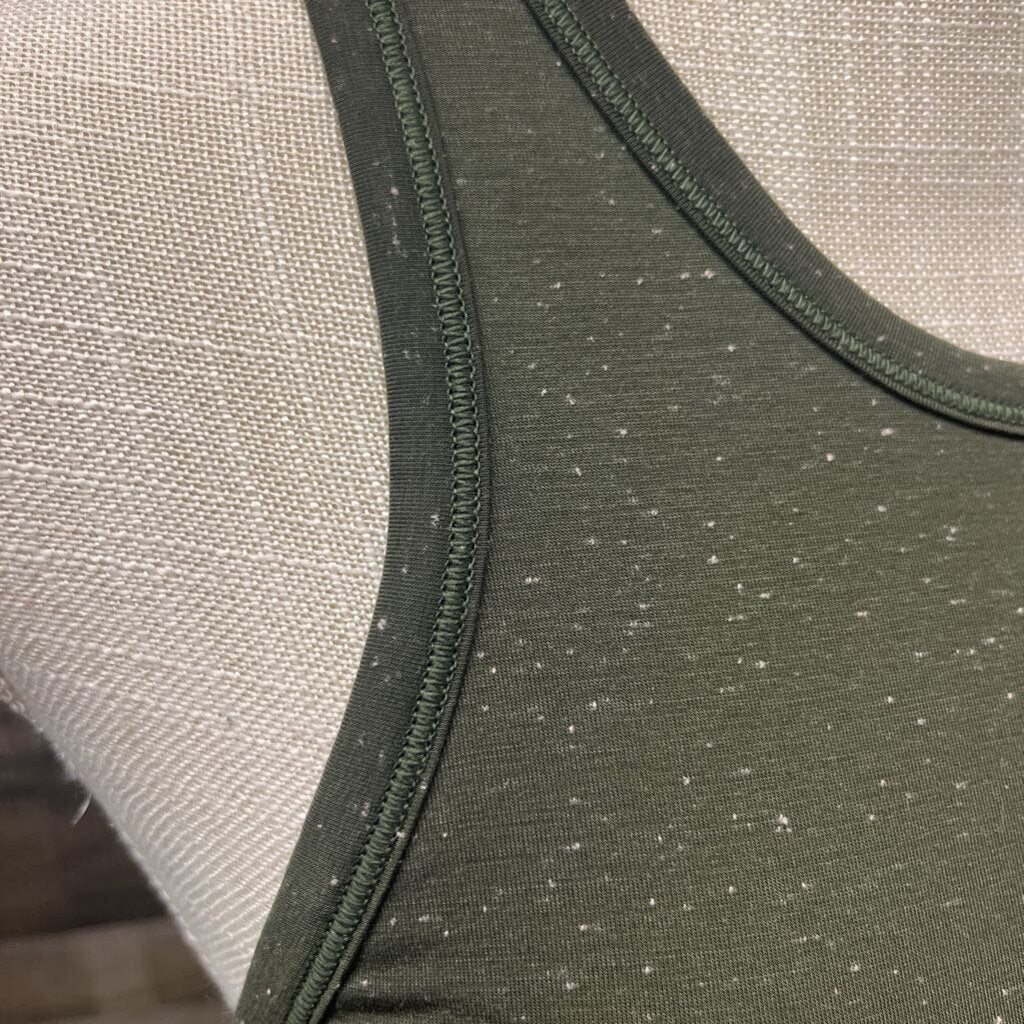 Lululemon Olive Green Tie Back Racer Back Size 4