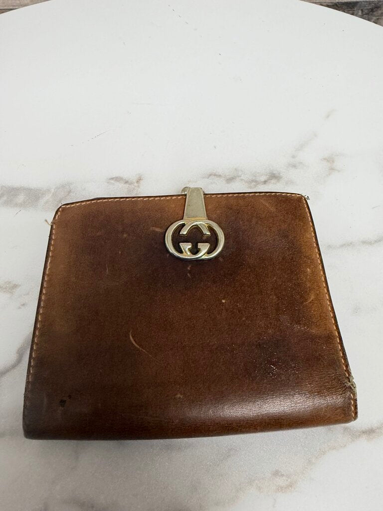 Vintage Gucci Brown Wallet w/Coin Purse Gucci Brown OS BAGS