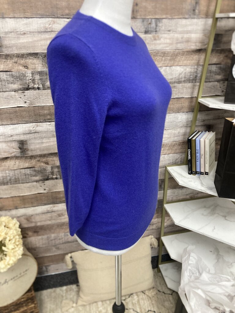 Talbots Purple Cashmere 3/4 Sleeve Size S
