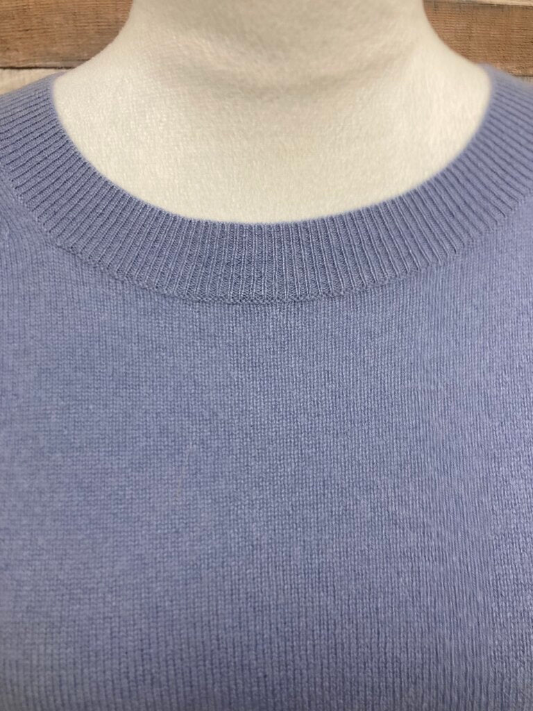 J Crew Light Blue Cashmere Sweater Size M