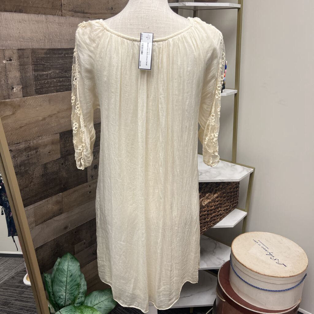 Nieole Ivory Boho Dress Size S