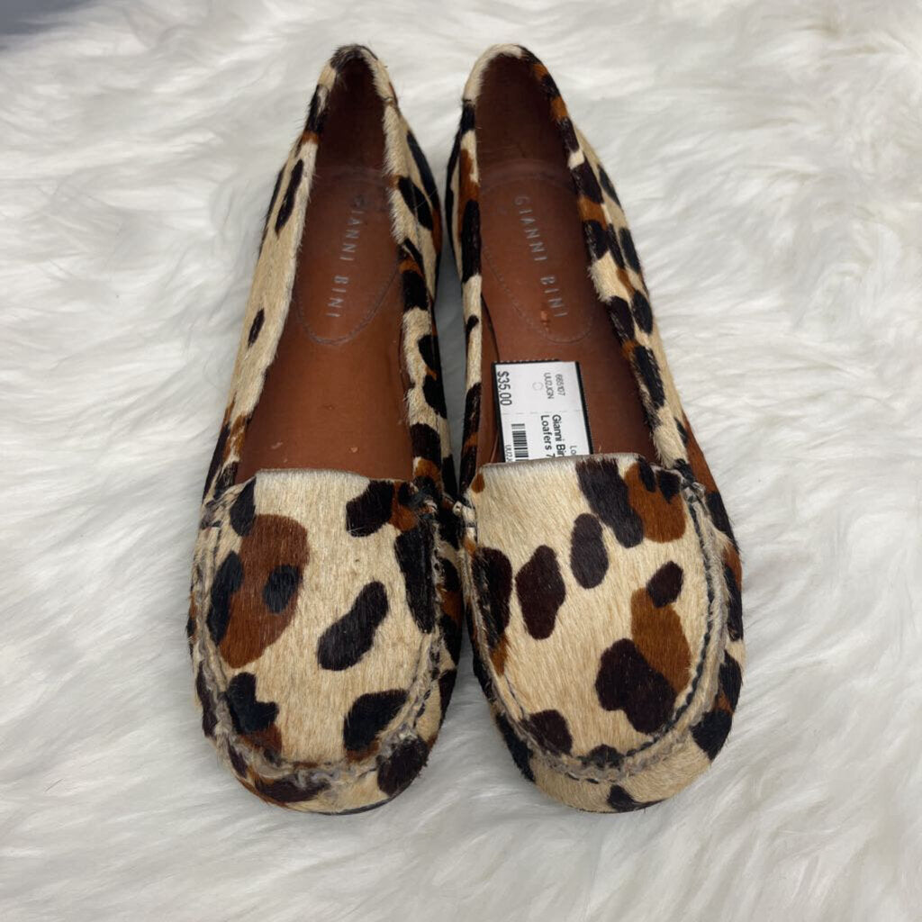Gianni Bini Animal Print Loafers Size 7.5