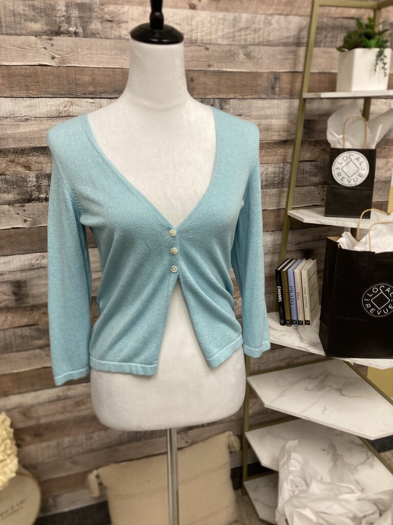 Ann Taylor Baby Blue Cardigan Size S