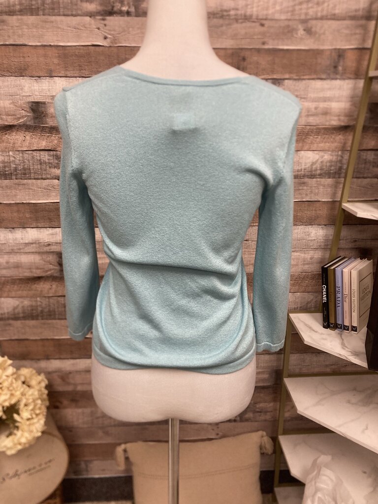 Ann Taylor Baby Blue Cardigan Size S