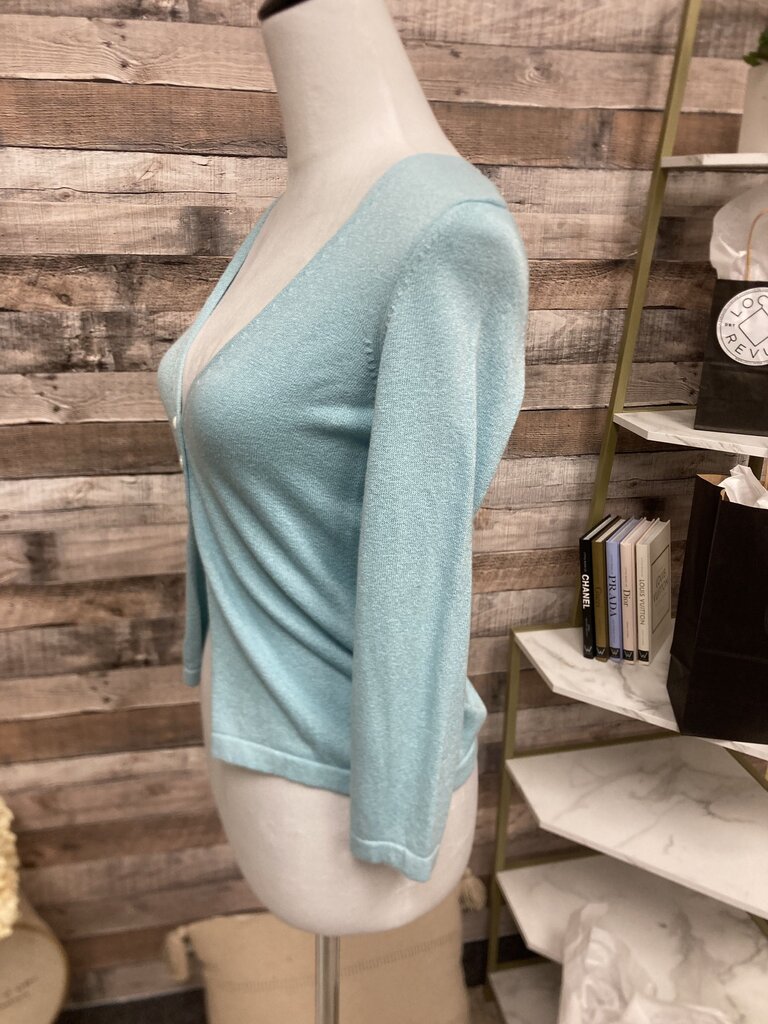 Ann Taylor Baby Blue Cardigan Size S