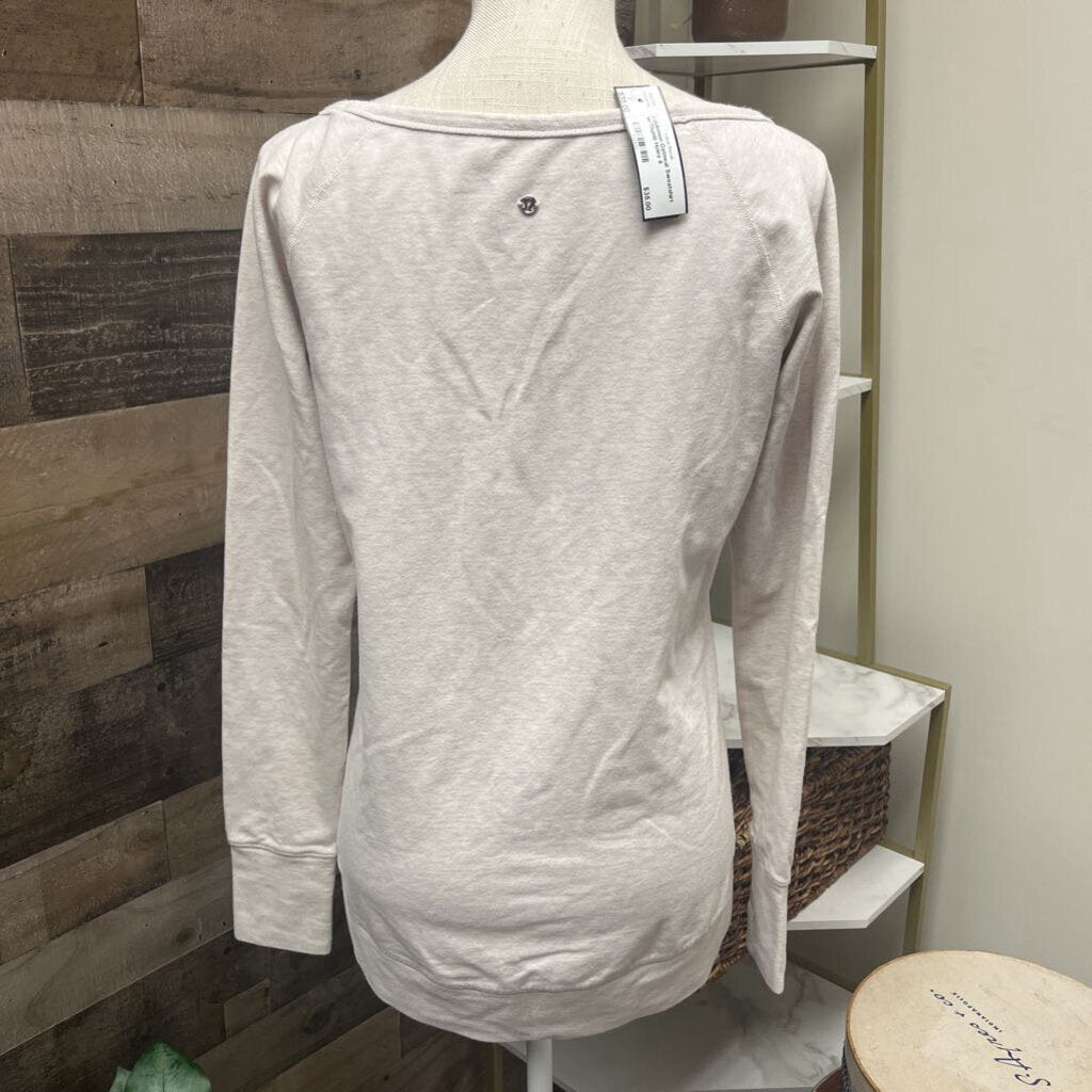 Lululemon Oatmeal Sweatshirt w/Thumb Holes Size 4