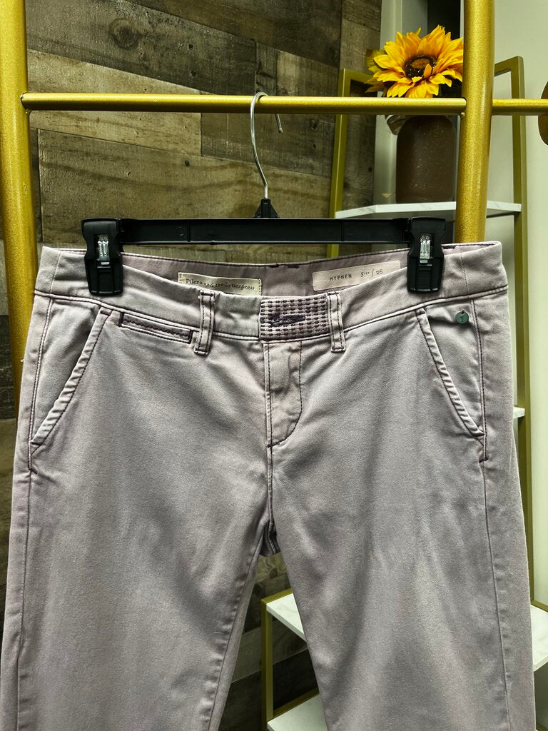 Pilcro Hypen Lilac Chino Size 26