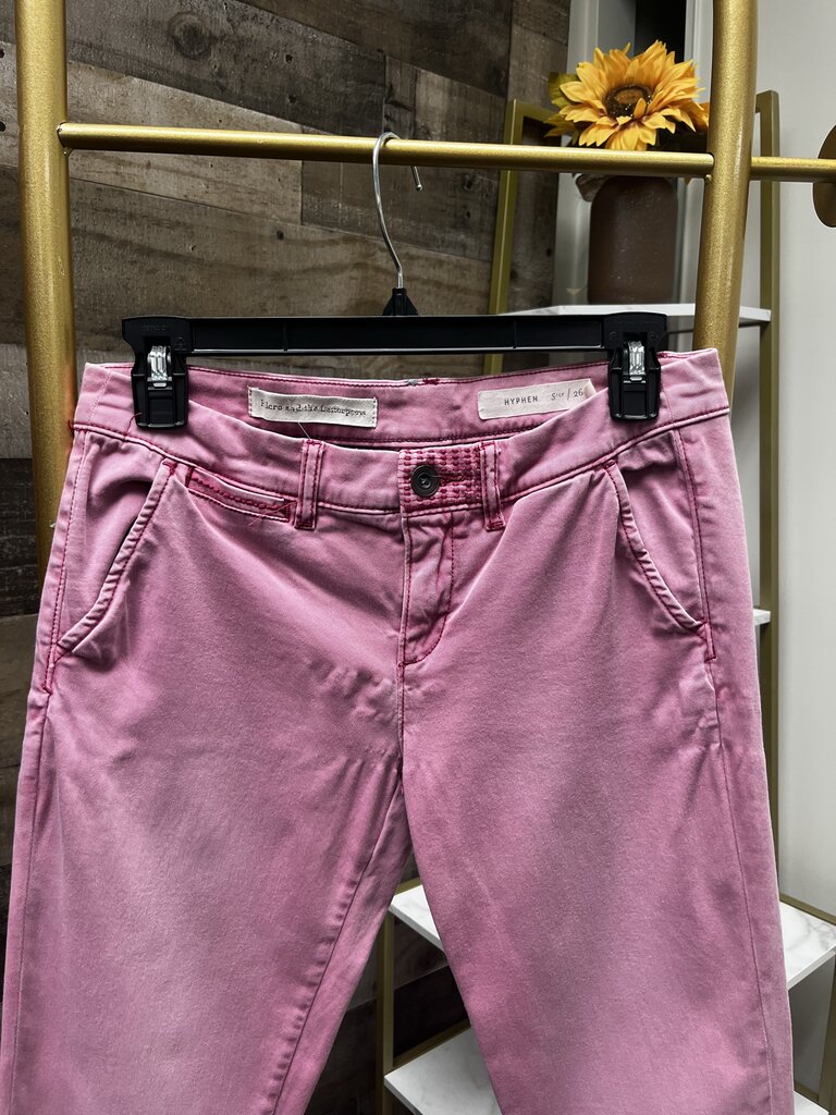 Pilcro Pink Hyphen Chino Size 26