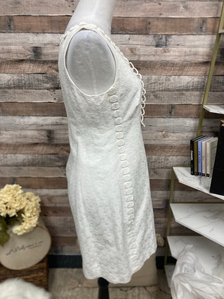 Lilly Pulitzer White Eyelet Sleeveless Size 6