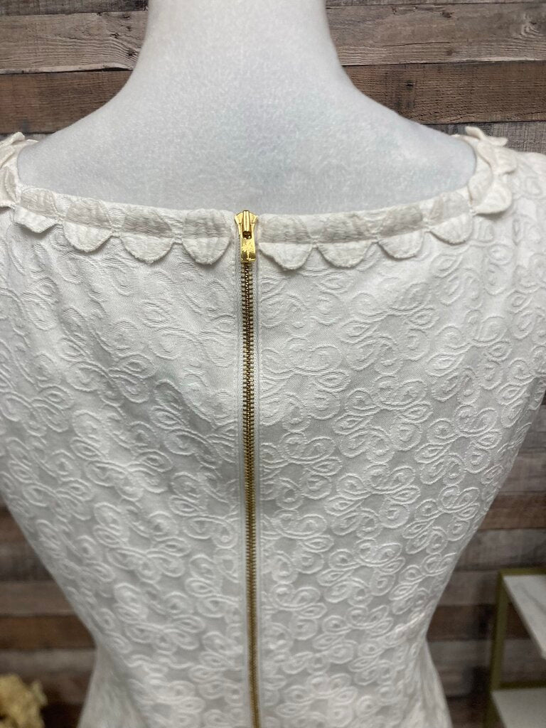 Lilly Pulitzer White Eyelet Sleeveless Size 6