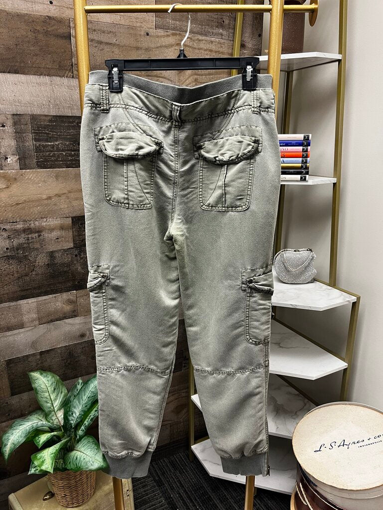 Anthro Marrakech Olive Cargo Jogger Size 27