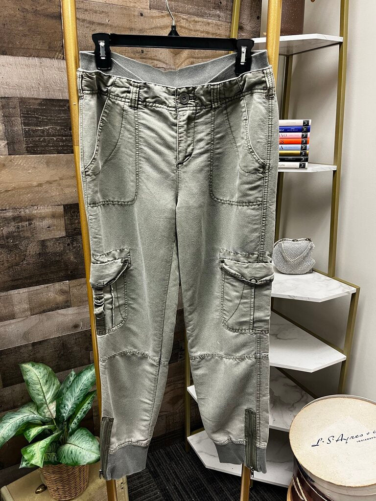 Anthro Marrakech Olive Cargo Jogger Size 27