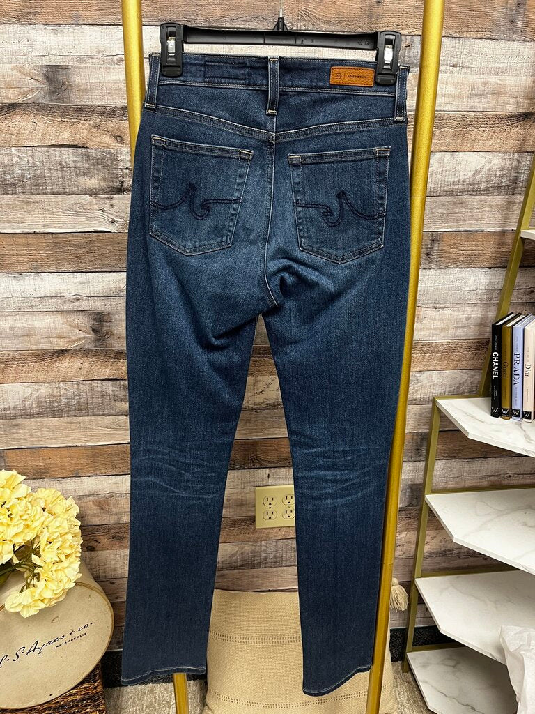 AG Mari High Rise Slim Straight Denim Size 26